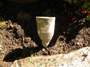 This fixture has lost its paint is totally pitted unsightly and ready for the trash heap
