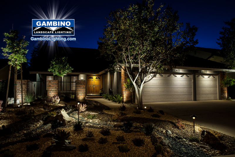 This system was originally built 19 years ago by us and recently remodeled for landscape changes using original fixtures. New Gambino fixtures were added and entire system upgraded to LED.